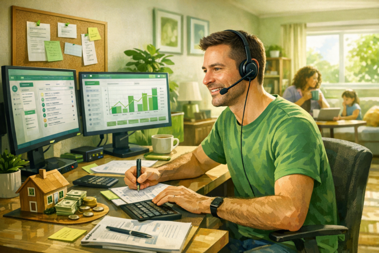 How to Start an At-Home Call Center and Build Financial Stability Along the Way